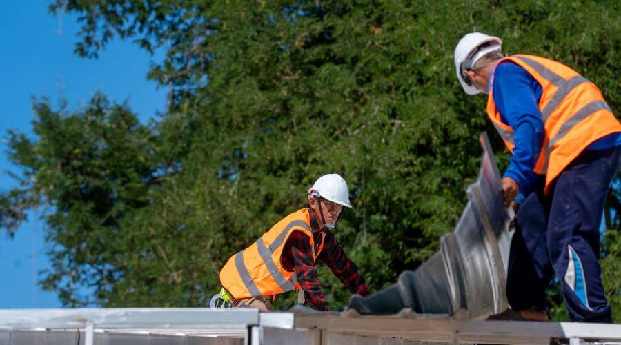 Professional metal roof installation in Wood, SD